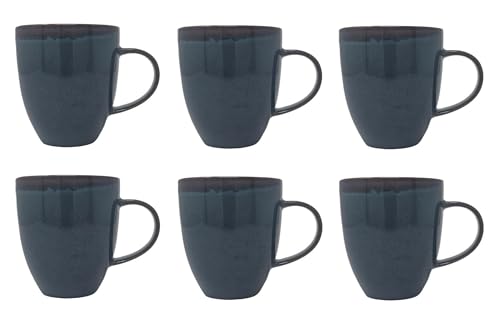 Villeroy & Boch Like. by Crafted Denim 6er Set Becher mit Henkel blau 350ml Porz