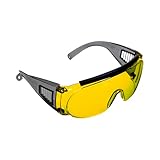 Allen Company Safety Glasses - Ballistic Eye Protection for Men and Women - Shooting Accessories That Work with Prescription Glasses - ANSI Z87.1 Impact Resistance - Amber