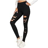 leggings strappati 【Prima il cliente, il servizio di più】 Promettiamo un ottimo servizio clienti. Se hai domande su questi pantaloni da jogging lunghi, non esitare a contattarci. Le risponderemo il più presto possibile.