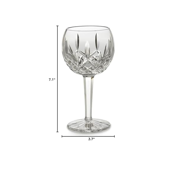 Waterford lismore balloon wine glass 8 ounce  urban country home decor