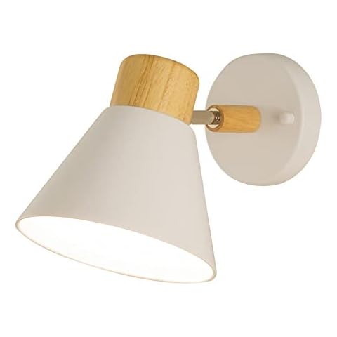 IOPILJKL Nordic Simple Wall Light Modern E27 Wall Sconces Bedside Light Modern Metal Iron Wall Luminaire Indoor Home Wall Mounted Light Hotel Living Room Wall Lantern Cover