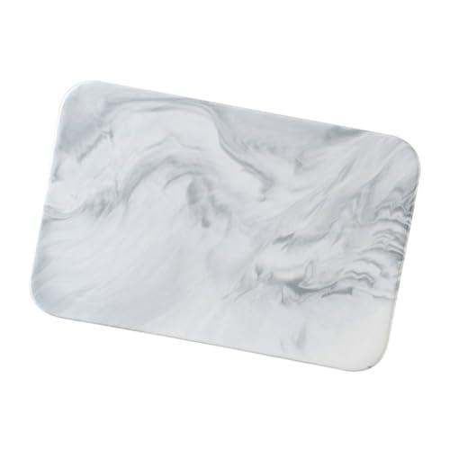 Kichvoe Tabla de Cortar de Cerámica con Diseño de Mármol Tablero Multiusos para Cocina para Cortar Carne Verduras Sushi y Servir Postres Accesorio Práctico y Duradero