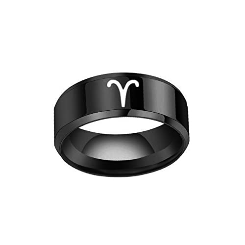 [JUNENTER] �����Y �X�e�����X�X�`�[�� 12���������O �����w�� ���肢 ���� �V���v�� ������ �u���b�N �T�C�Y10(Aries black,6)