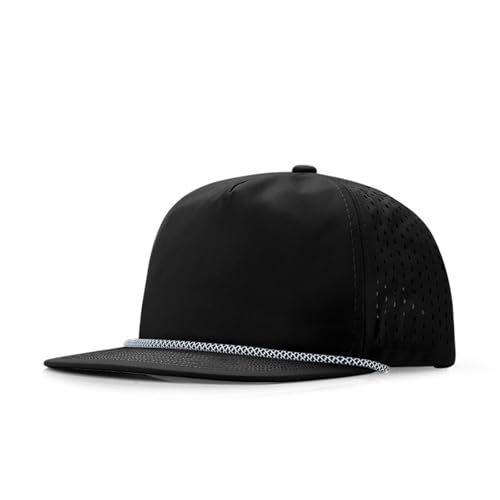 Image of Quick Dry Fit Baseball Cap - Water Repellent Sun Hat for Fishing, Running, Hiking, Golf, Surfing, Sailing, Boating