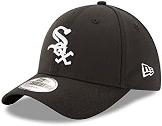 New Era MLB Chicago White Sox Team Classic Game 39Thirty Stretch Fit Cap, Black, Medium/Large