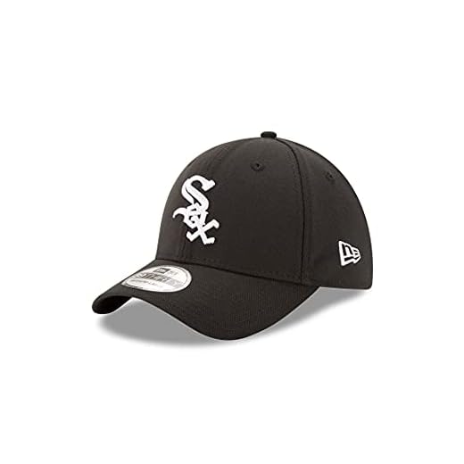MLB Chicago White Sox Team Classic Game 39Thirty Stretch Fit Cap, Black, Medium/Large