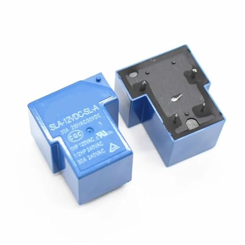 Relés de potencia 12V SLA-12VDC-SL-A de 4 pines para automatizar sistemas del hogar y taller