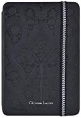 Christian Lacroix CLPSFOIPADM3N Folio Case for Tablets Paseo Collection, Elastic Moleskin Closing, Black Folio Case for iPad Mini 1/2/3