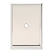Alno A610-38-PN Escutcheon Traditional Backplates, Polished Nickel, 2-1/4"