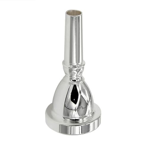 image for Pangmao Professonal Tuba Mouthpiece, Silver Plated Tuba Player Mouthpi