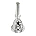 Pangmao Professonal Tuba Mouthpiece, Silver Plated Tuba Player Mouthpiece Replacement Musical Brass Instruments Accessories
