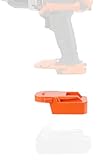 X-Adapter 1x Adapter Fits for Milwaukee M18 RED Batteries for Ridgid 18v (Not Advanced) Cordless Tools- Adapter Only, Black, ML-LQ18