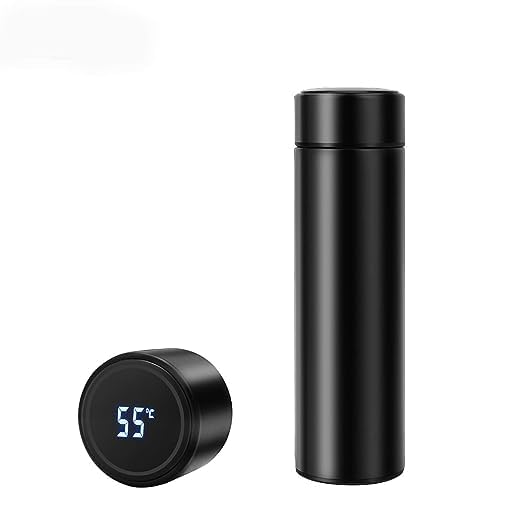 HEYTOHEY LED Temperature Display Water Bottle Double Walled Vacuum Insulated Stainless Steel Bottle 500 Ml (B0CGXSMJ82) Amazon Price History, Amazon Price Tracker