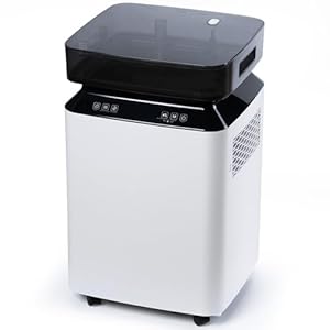 Katenpo Luftentfeuchter Elektrisch mit Pumpe: 80L/Tag Kompressor-Entfeuchter mit Schlauch 8L Tank 400m³/h Luftstrom Smart Hygrostat Leise Bautrockner für Keller/Wohnung//Büro/Badezi...
