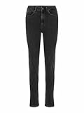 5-Pocket-Style PIECES Female Slim Fit Jeans High Waist SBlack Denim