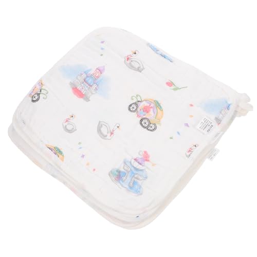 Serviettes de toilette bébé pour le voyage lot de 8 mini draps de bain légers en coton imprimé