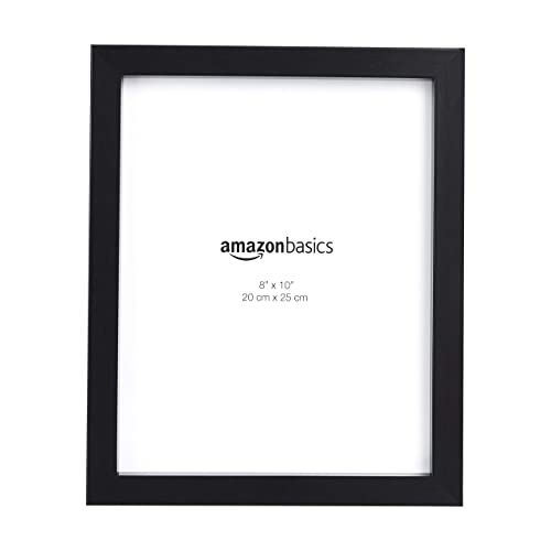 Amazon Basics - Cornice per foto - 20 x 25 cm, Nero, Confezione da 2