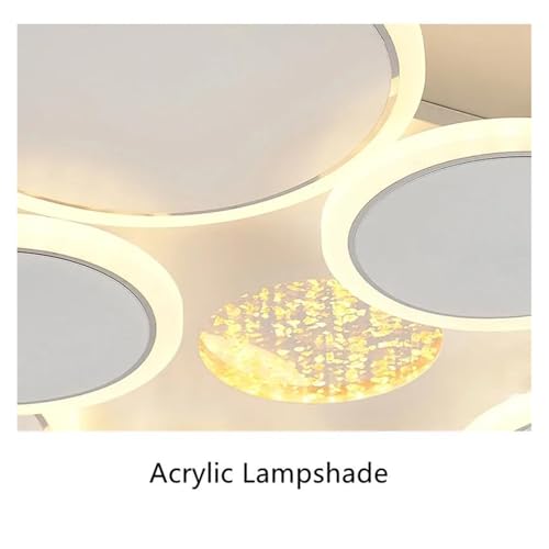 Luminaires de plafond LED à 3 color dimmable style scandinave - 3