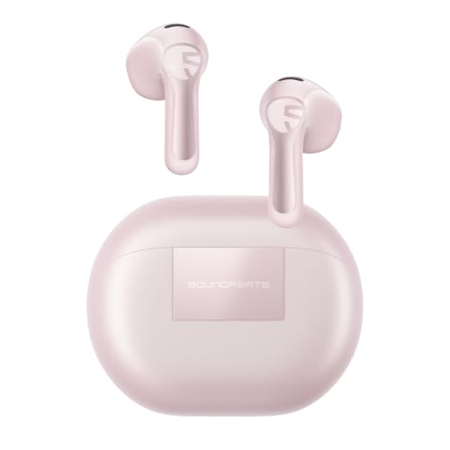 SOUNDPEATS(サウンドピーツ) Air6 HS ワイヤレスイヤホン インナーイヤー型 LDAC 最大45時間再生 ハイレゾ Bluetooth 6.0／マルチポイント／空間オーディオ／急速充電／専用アプリ (ピンク)