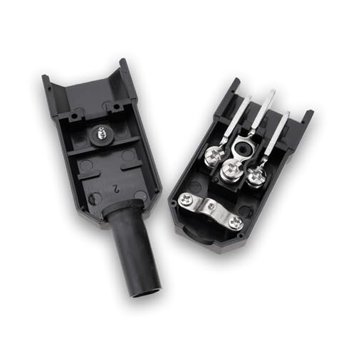 Image of MX IEC C14 AutoLock Power Connector Male Plug - 10A 250V with Locking Mechanism for PCs, Servers & Electronics (Pack of 5)