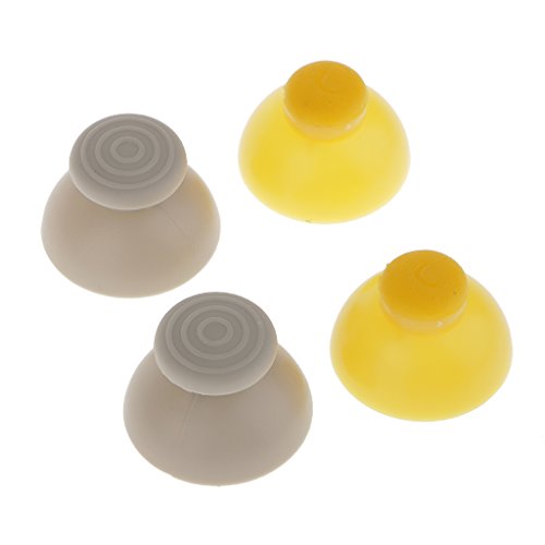 Stick Analógico de Repuesto Para Gamecube Caps Controlador 2Gris + 2 Amarillo
