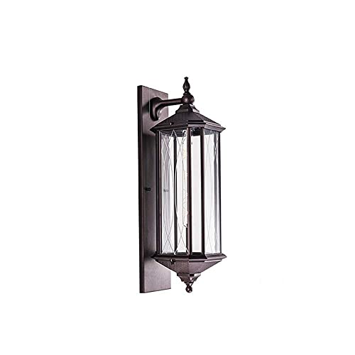 Applique murale extérieure rétro 58cm pour éclairage de cour et balcon