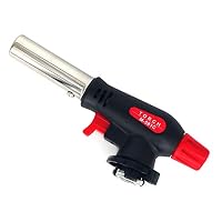 Starlet24® Lötbrenner mit 2x227g Gaskartuschen Gasbrenner Bunsenbrenner Camping Gasanzünder Lötlampe mit Piezozündung, einstellbare Flammengröße für Gaskartuschen mit MSF-1a Anschluss – Ansicht 6