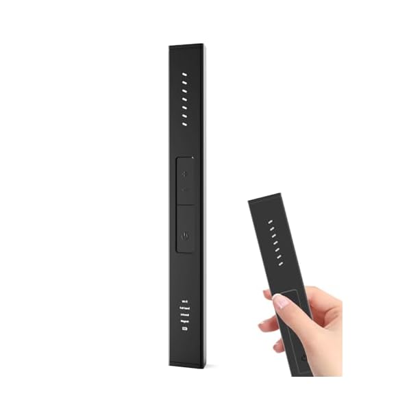Hidden Camera Detectors, Upgraded Bug Detector, GPS Device Finder, Wireless Signal Scanner, 6 Modes Hidden Camera Detector for Travel, Home, Bathroom, Office, Car, Black