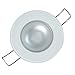 Lumitec 113190 Mirage LED Exterior or Interior Down Light, Flush Mount, Glass Bezel, White, Red, Blue and Purple, All Non-Dimming