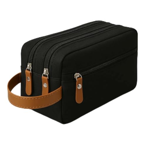 Necessaire Organizadora Unissex Bolsa de Mão Reforçada Espaçosa Ideal para Trabalho Estojo Viagem e Uso Diário