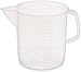 Globe Scientific 601159-1 Polypropylene Short Form Beaker with Handle, Molded Graduations, 3000mL Capacity
