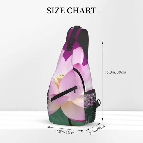 Bolso cruzado unisex negro para viaje y senderismo miniatura 2