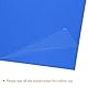 QUARKZMAN 10 Stück A4 Gel Light Lighting Filter Overlay Transparente Farbkorrektur Kunststoff Vinyl PVC Blätter Fotografie Fernsehen Dunkelblau, 0,2mm