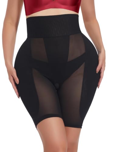 Velssut Hip Pad Shapewear for Women High Waisted Hip Padding Lifter Tummy Control Shorts Curvy Body Shaping Panties for Under Dress