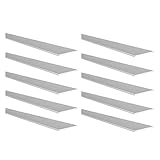  REI  10 Perfiles Plano en Aluminio  Fabricado en Metal en Acabado Anodizado Mate  Proyectos de Bricolaje  Medidas : 30x2mm  Longitud Perfil 1m  Espesor Pletina 2 mm