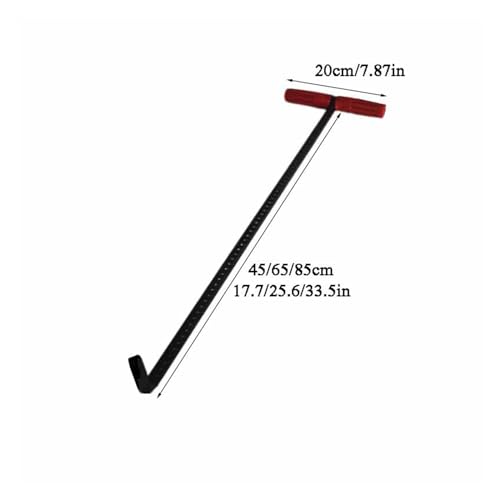 Gancho para tapas de alcantarilla de 85 cm y extractor de rejillas de desagüe 2