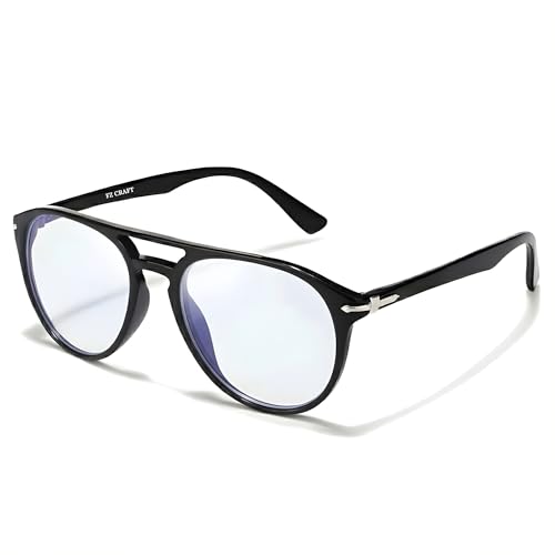 Image of Square Spectacles Clear Anti Blue Ray Blocking BlueCut Anti Glare Reduce zero Power Mobile computer Laptop Gaming protection For Men & Women (Free Size)