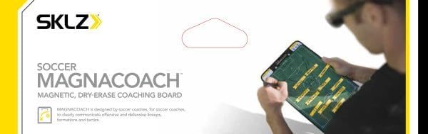 Miniatura 4 de SKLZ MagnaCoach - Tabla de entrenamiento de fútbol magnéticaborrado en seco, color verde