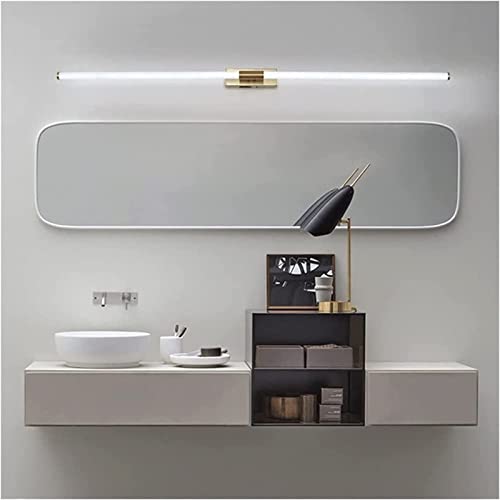 Aplique de pared moderno chapado oro de 152cm con iluminación LED 2