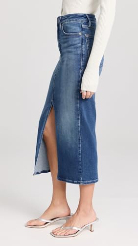 Good American Women's Slit Front Midi Skirt4