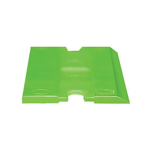 AES Industries Plastic Single Chisel Edge Scraper Blade 100 Pack - Thumbnail 2
