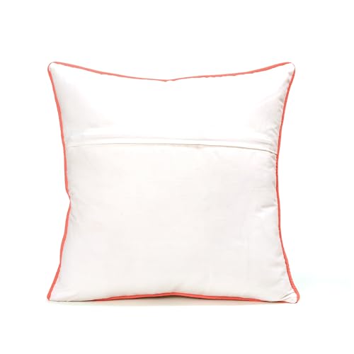 Image of Handmade Throw /Pillow Cushion Cover : 100% Cotton Fabric : High Thread Count : Set of 5