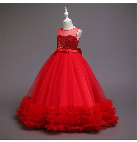 Flower Girls Princess Dress Kids Formal Dress Ball Gown Pageant Wedding Party Dresses for Girls 33673