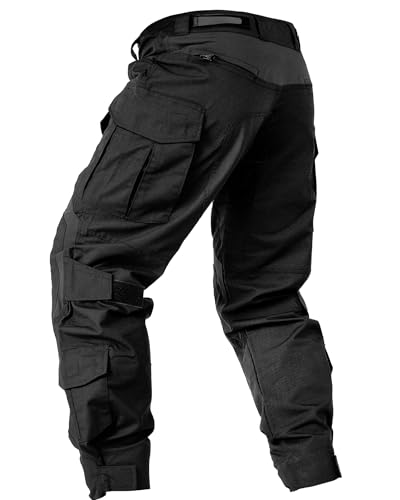 Men’s Tactical Pants with Knee Pads Waterproof G3 Combat Pants Camo Cargo Pants with 10 Pockets No Belt - Image 3