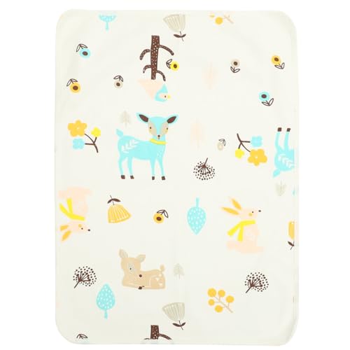 MOLUCKFU 1stück Baumwolle Urinalmatte Waschbare Und Atmungsaktive Wickelunterlage Für Sorgenfreie Babyzeit Zum Schutz Von Matratzen Und Bettwäsche