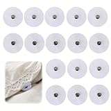 iwui 16 Stück Bettdeckenhalter Clips für Bettbezug, rutschfeste Bettdecken Clips, Bettdecken Druckknöpfe ohne Nähen, Quilt Fixer Duvet Cover Clips für Steppdecken Aller Dicken, Weiß