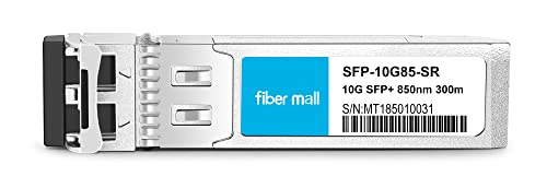 Image of fiber mall SFP 10G SR for Intel E10GSFPSR E10GSFPSRX 10GBASE-SR Mini GBIC SFP+ 850nm 300m DOM Transceiver Module
