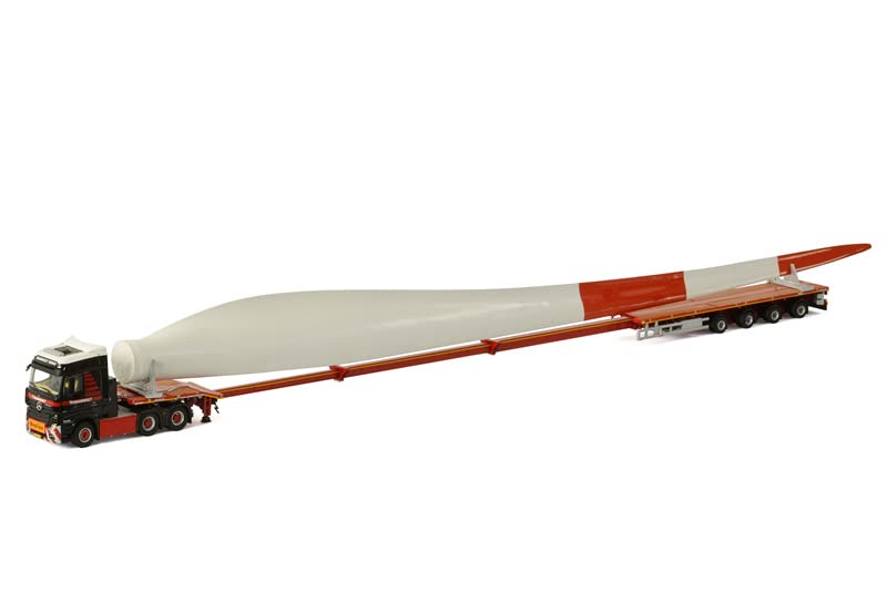 MAMMOET for MB ACTROS 6X4 with TELESTEP Trailer + Wing 1:50 DIECAST Truck Pre-Built Model