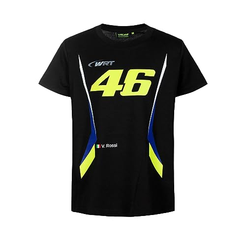 Valentino Rossi T-Shirt VR46 WRT Line, Kid, Nero, 8/9
