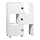Schildmeyer 105849 Schieberegal, 47-78 x 101 x 34,5 cm, weiß